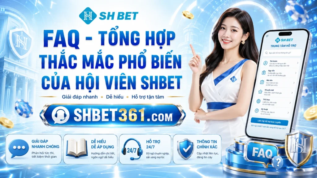 SHBET – Link Tải APP SHBET Chính Thức Truy Cập Nhanh 2026 6 FAQ - Tổng hợp thắc mắc phổ biến của hội viên SHBET
