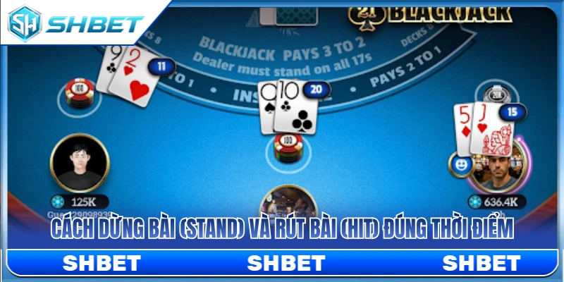 Bí quyết chọn lệnh Stand và Hit chuẩn xác cho cược thủ 